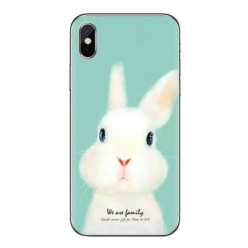 С рисунком кролика и мышки футболка для новорожденных хомяк samsung Galaxy S3 S4 S5 мини S6 S7