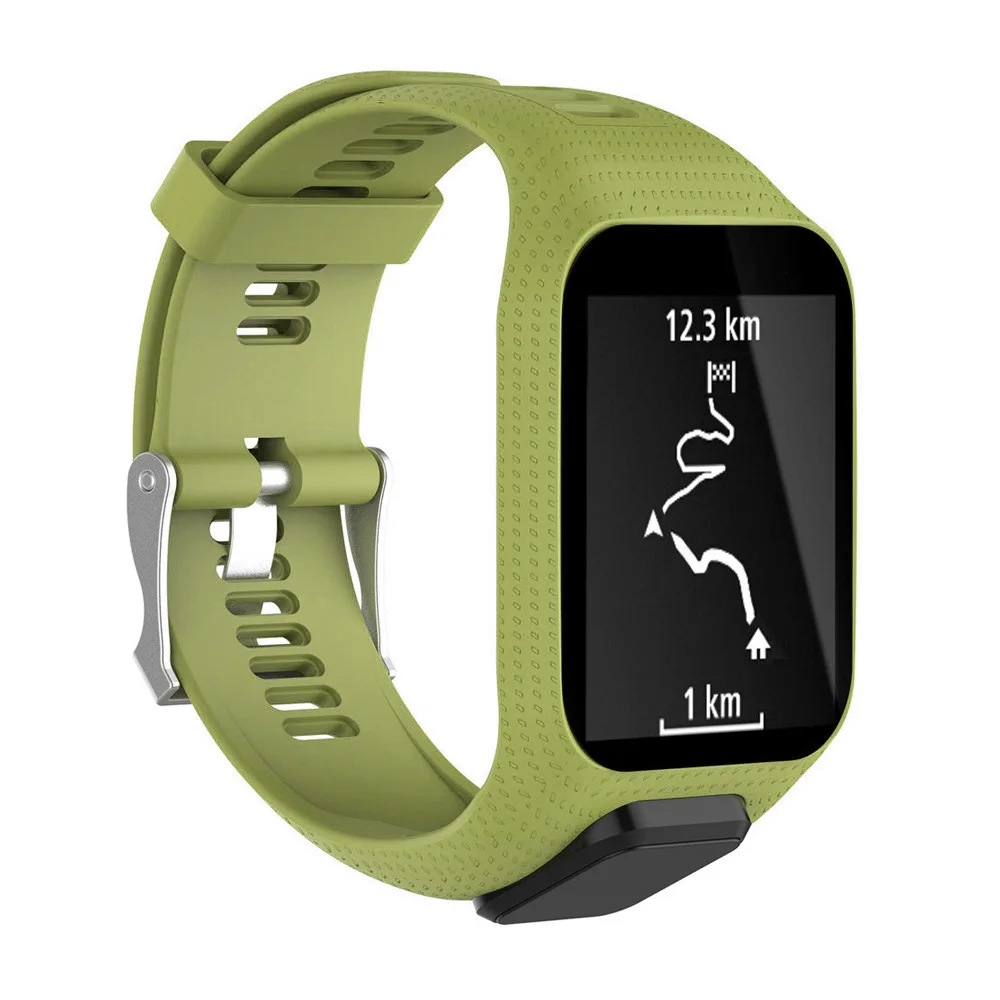 Ремешок на запястье для TomTom 2 3 Runner Spark Music сменный Браслет мягкий браслет для часов силиконовый ремень часы Браслет аксессуар