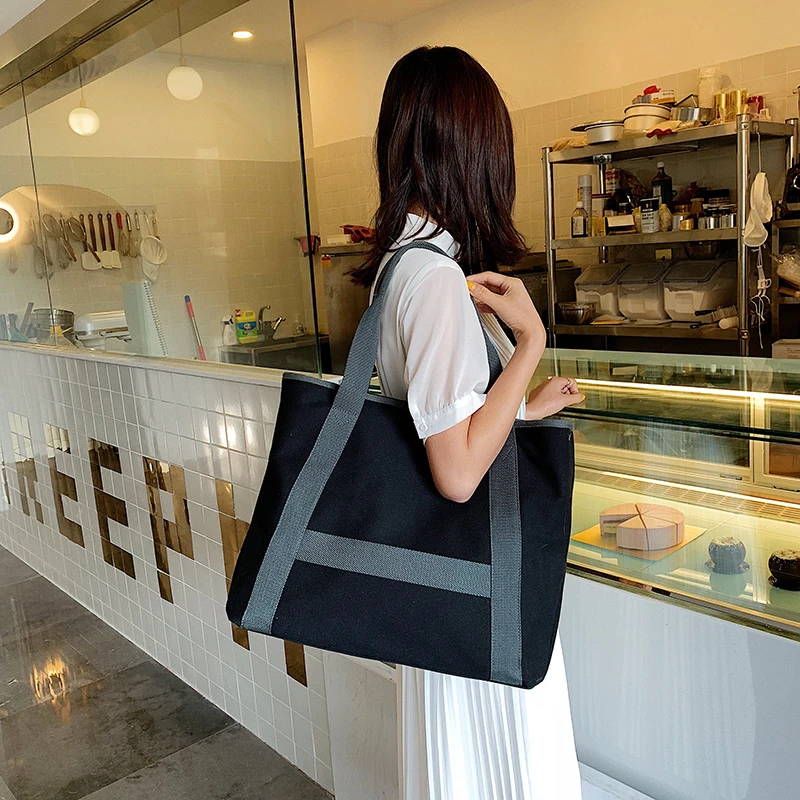 Youda Одноцветный холщовый материал сумка большая емкость Повседневная простая