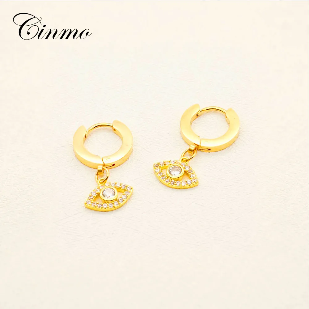 Серьги подвески женские из нержавеющей стали с кристаллами|Серьги-подвески| |