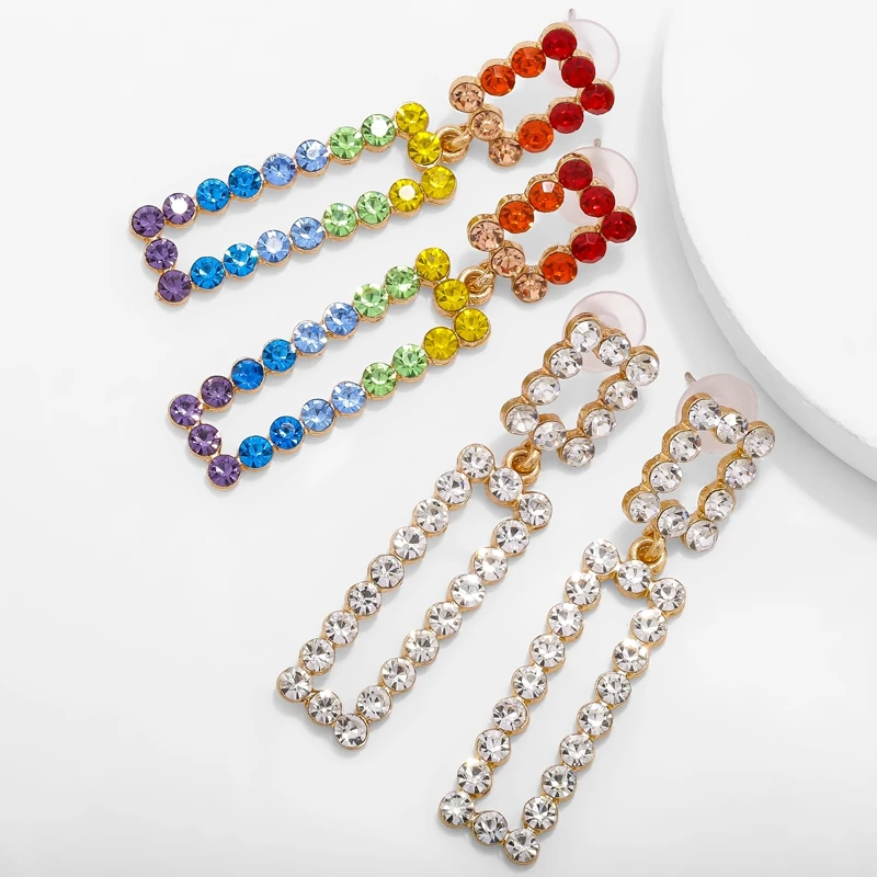 Junlead модные длинные винтажные Геометрические Квадратные массивные серьги