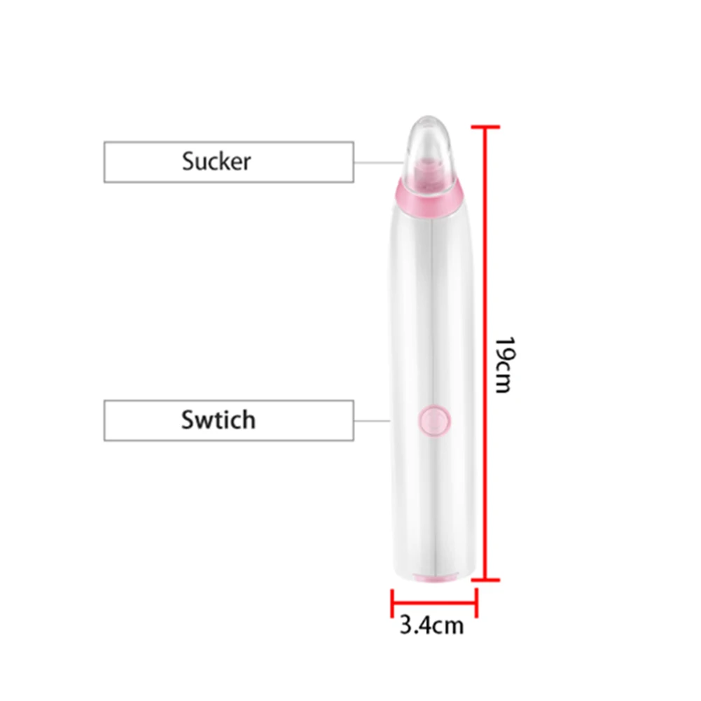 Blackhead Remover Face Deep Nose Cleaner T Zone Pore Acne Pimple Removal Vacuum Suction Facial Beauty Clean Skin Tool