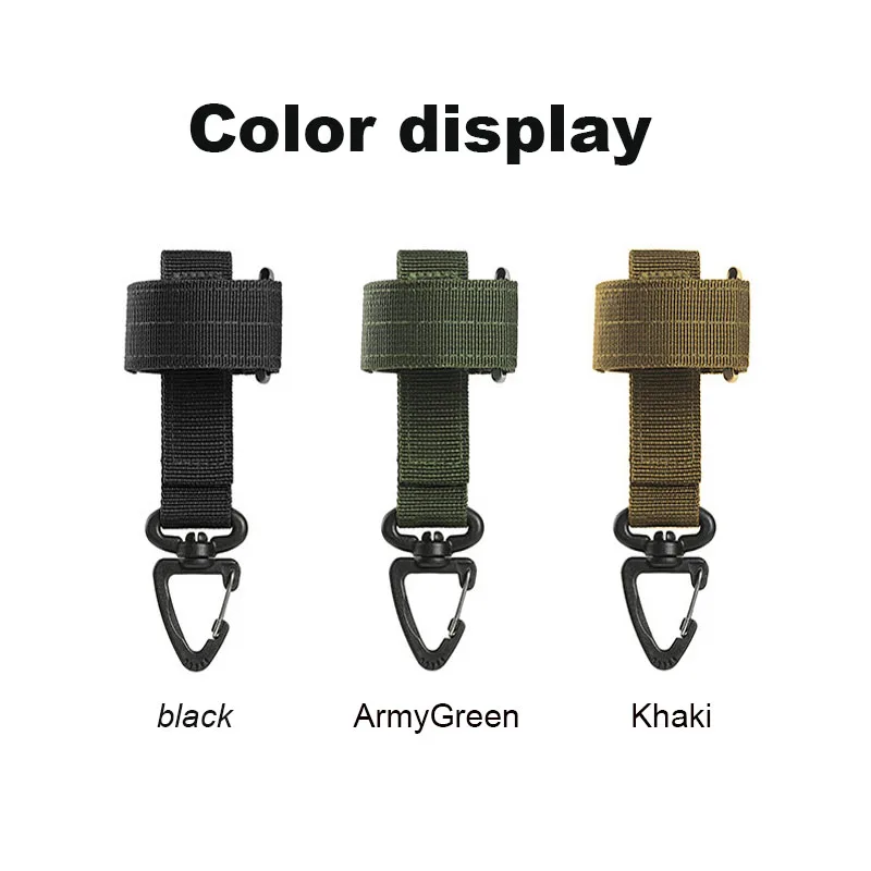 

1PC Multi-purpose Glove Hook Military Fan Outdoor Tactical Gloves Climbing Rope Storage Buckle Adjust Camping Glove Hanging Buck