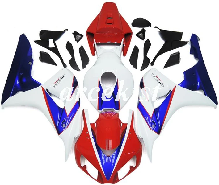 

Injection Mold New ABS Whole Fairings kit Fit for HONDA CBR1000RR 2006 2007 06 07 Bodywork set Red blue nice