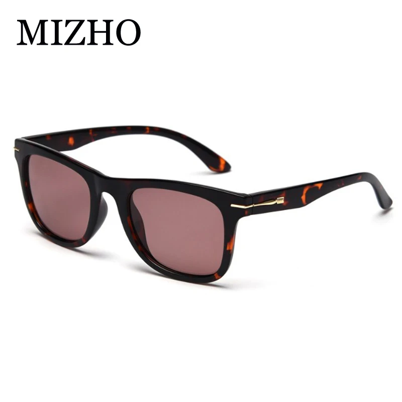 MIZHO 2020 розовые пластиковые квадратные солнцезащитные очки Polaroid женские