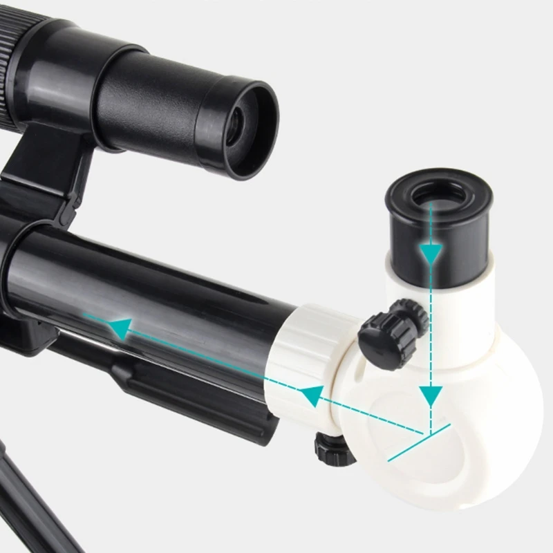 

Portable Children Astronomical Telescope Tabletop Educational Refractor for Kids Sky Star Gazing