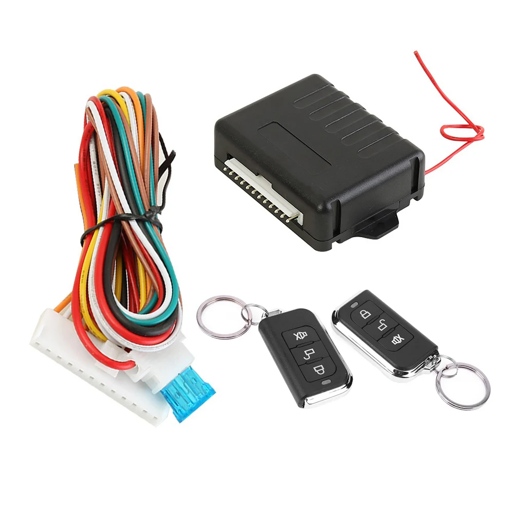 

12V Universal Car Auto Remote Central Kit Door Lock Locking Vehicle Keyless Entry System with 2 Remote Control Car Central Lock