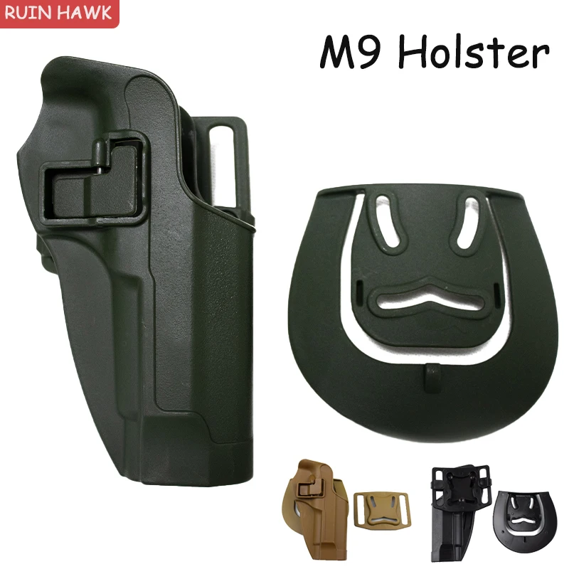 

Hunting Shooting Belt Holster Pouch For Beretta M9/92/96 Gun Holster Right Hand Airsoft Pistol Weapons Aaccessories
