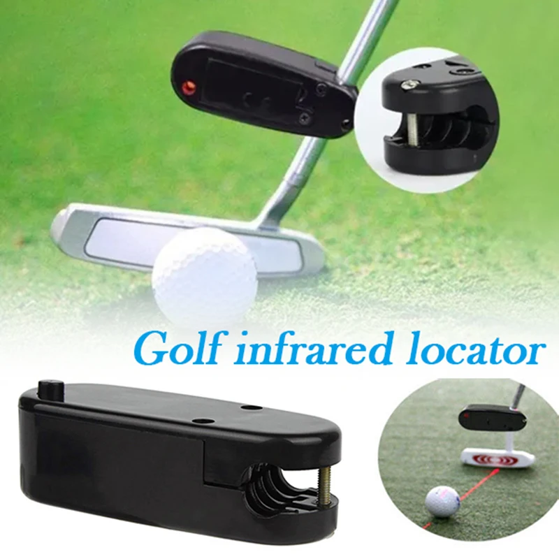 

Poratble Golf Putter Pointer Multi-Functional Golf Putting Training Aim Line Corrector Practice Tool XR-Hot