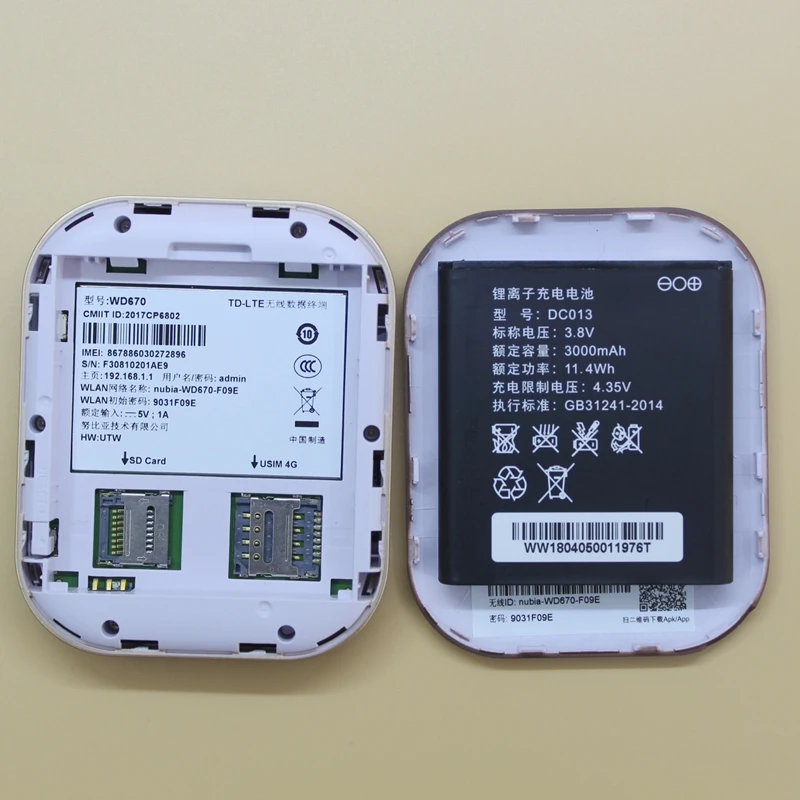 Разблокированный zte MF93D HUAWEI E5573 4G LTE беспроводной маршрутизатор Mifi Мобильная точка доступа карман 4G/3g модем со слотом для sim-карты PK WD670 MF90