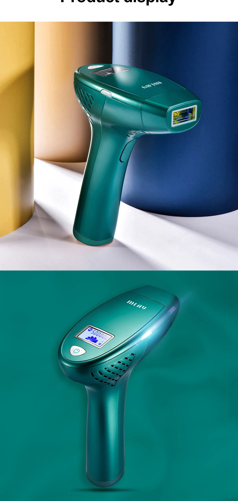 Dispositivo de Remoção do Cabelo Mlay Laser Nova Fábrica m3 Modelo Vendas Quentes Uso Doméstico Ipl 500000 Shotsfor 2022 Fda 18 ipl dispositivo de remoção do cabelo 500000 shotsfor frete grátis