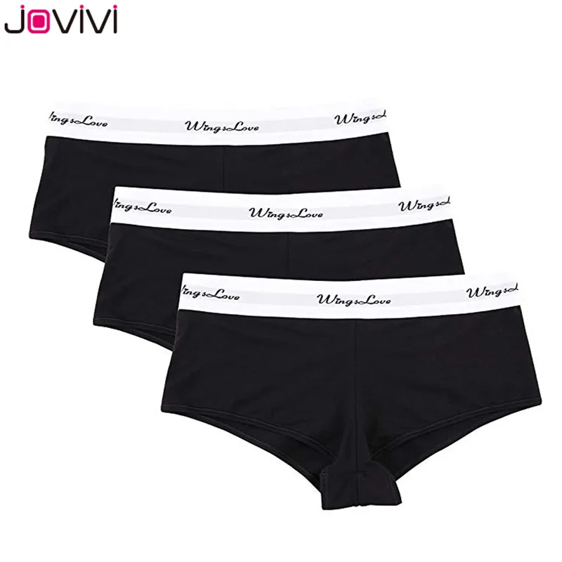 Jovivi 3 шт./упак. Wingslove бесшовные сексуальные дышащие защитные брюки чистого цвета женское нижнее белье боксеры женские трусики трусы S-L Размер