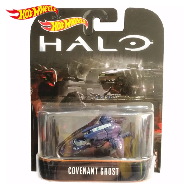 Hot Wheels машинка серии Halo War 1/64 Классическая игра в кино тематическая модель автомобиля коллекция игрушек детей COVERNAN GHOST DMC55