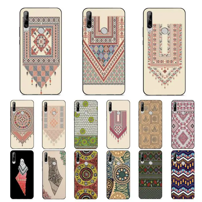 

YNDFCNB Embroidered Map of Palestine Phone Case for Huawei Y 6 9 7 5 8s prime 2019 2018 enjoy 7 plus