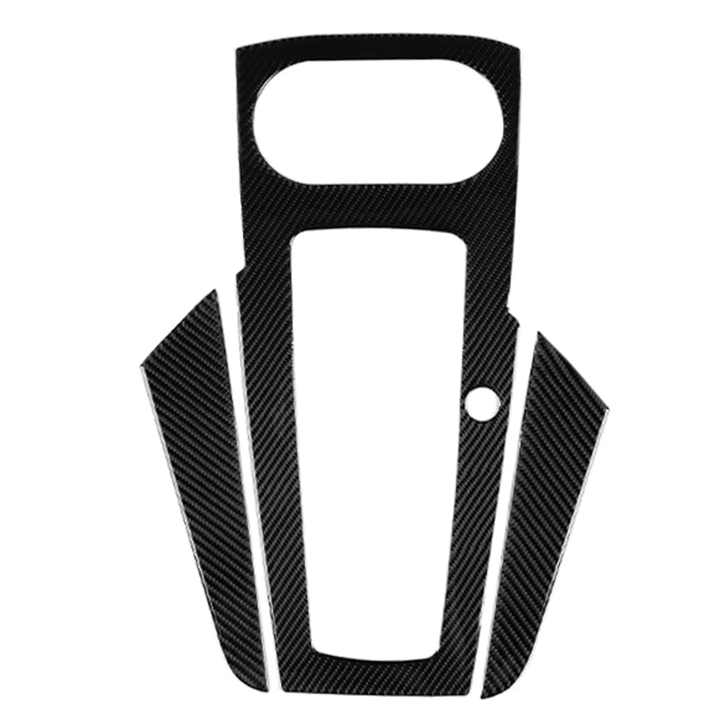 3 шт. аксессуары для салона автомобиля из углеродного волокна ручка переключения