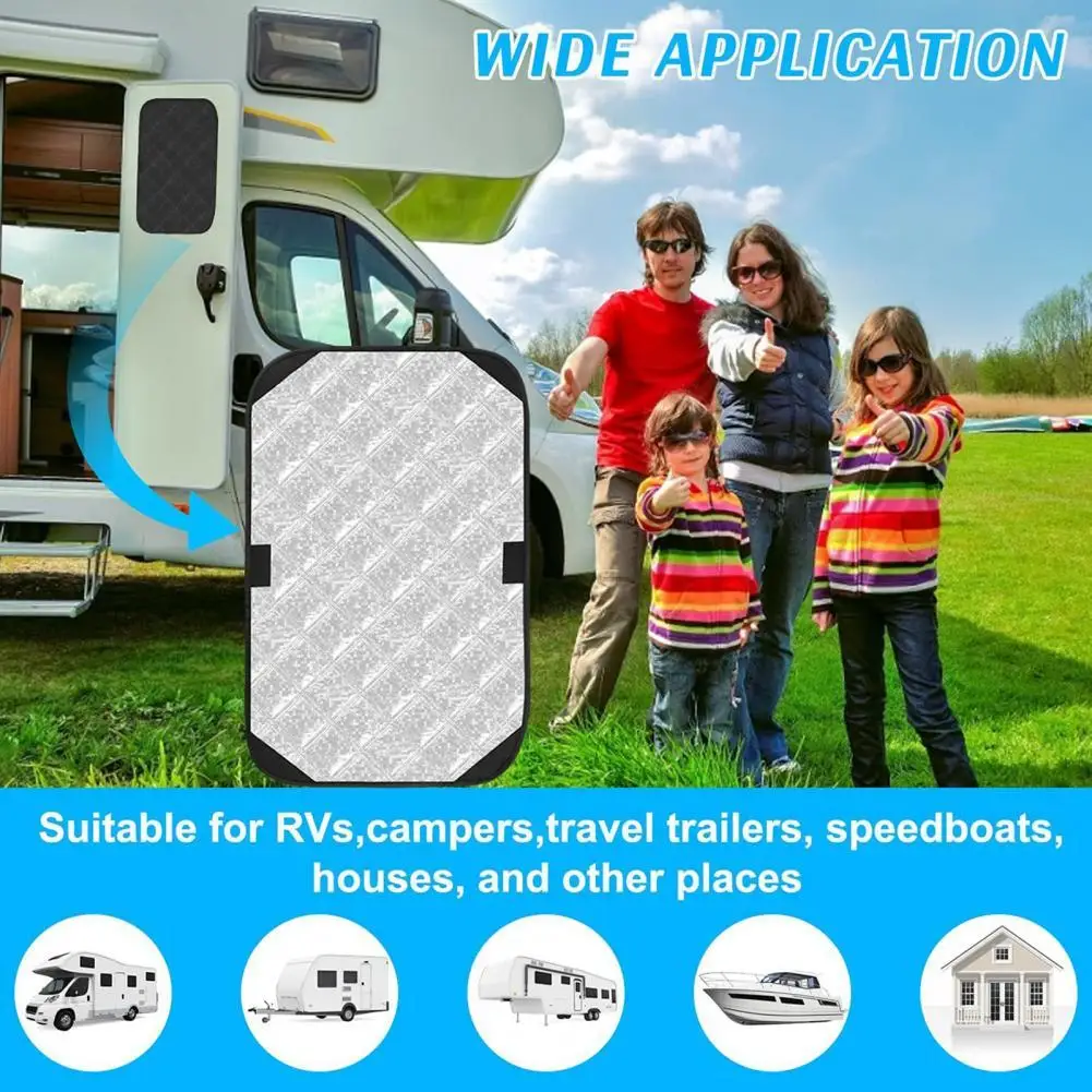 

RV Window Shade Universal Temperature Resistant RV Door Window Shade Cooling UV Protection RV Window Cover