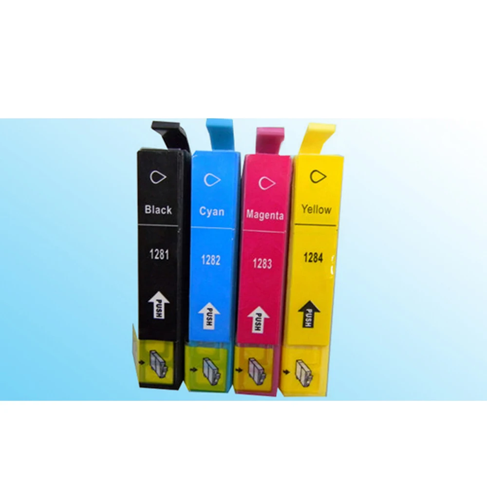 Картридж чернильный совместимый с T1281 T1282 T1283 T1284 Stylus SX125 S22 SX40W SX425W BX305FW 4 шт. |