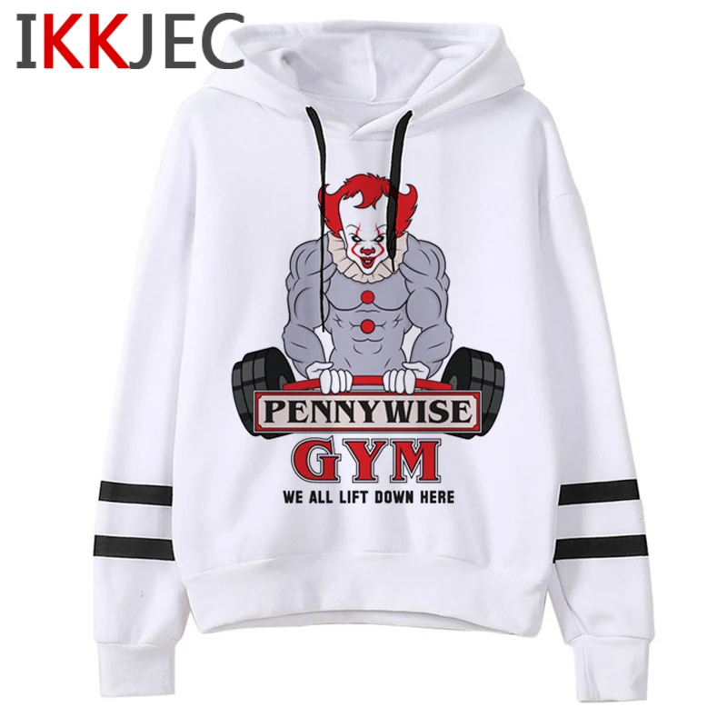 Это клоуны Забавный мультфильм толстовки для мужчин/wo мужчин Pennywise лузер фильм ужасов толстовки повседневное хип-хоп Уличная Толстовка мужской/женский - Цвет: 2712