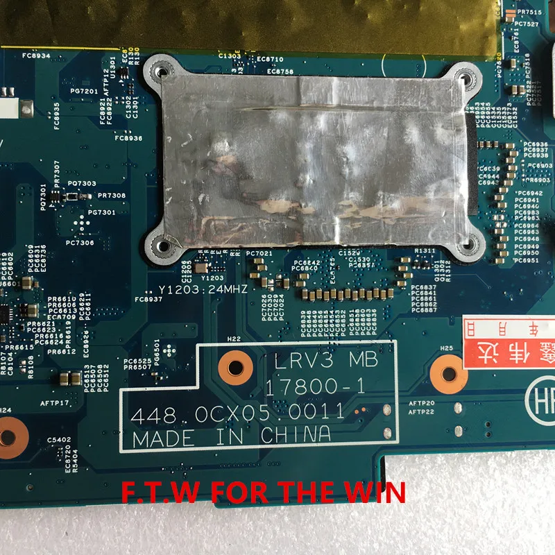 Verkauf 01YN206 MB FÜR Para Lenovo Laptop Motherboard X1 Yoga 3rd Gen CPU I5-8350U RAM 8GB LRV3 MB 17800-1 100% Probado
