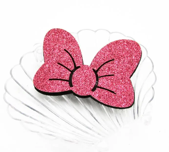 20 шт 6*4 3 см Микки галстук-бабочка горный хрусталь аппликации для ремесло одежда