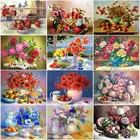 Картина по номерам цветы фруктов набор масляной живописи для взрослых на холсте Сделай Сам Набор для рукоделия ручной раскраски по номеру домашний декор искусство