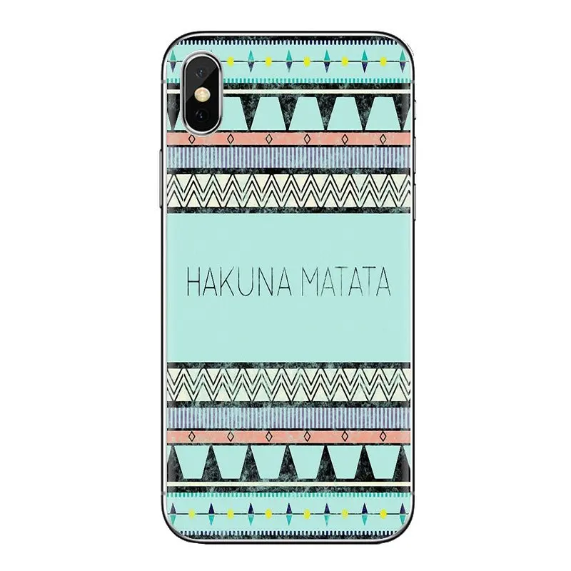 Для iPhone XS Max XR X 4 4s 5 5S 5C SE 6 6S 7 8 Plus samsung Galaxy J1 J3 J5 J7 A3 A5 TPU Чехлы Hakuna Matata Aztec Andes Trial |