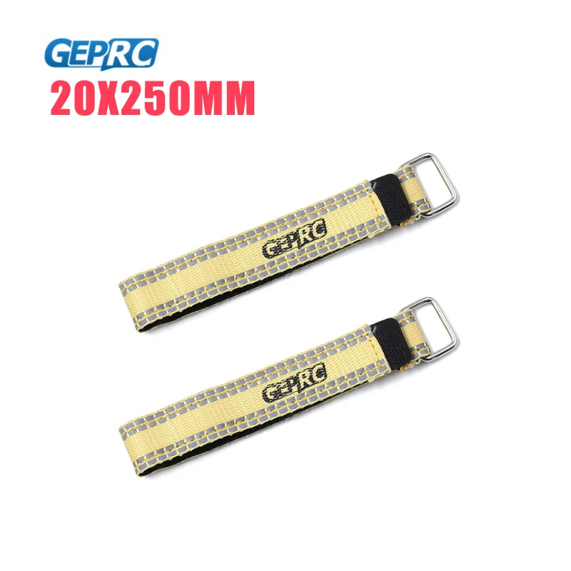 Light Yellow 2 шт. 10x100 мм 10x150 мм 20x250 мм Geprc флуоресцентный желтый/зеленый/желтый аккумулятор стягивающийся ремень для радиоуправляемого дрона FPV гоночные части - Цвет: Light Yellow