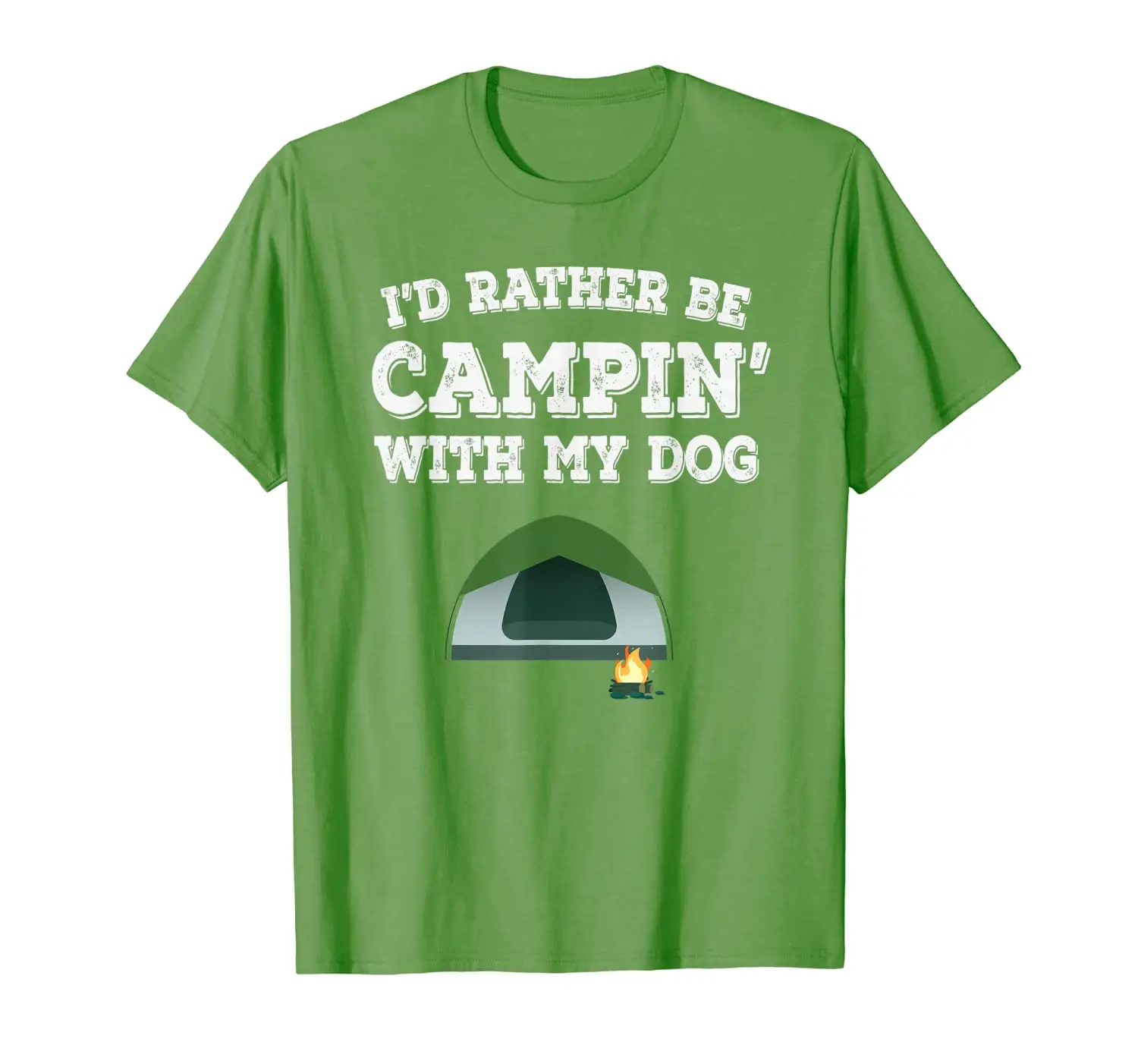 

I'd Rather Be Camping With My Dog, Love Camping Dog Owner