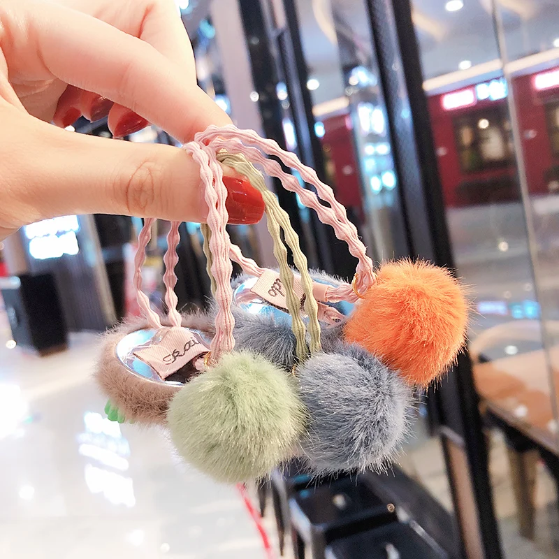 Новинка Детские милые резинки для волос с бананом арбузом морковкой ананасом