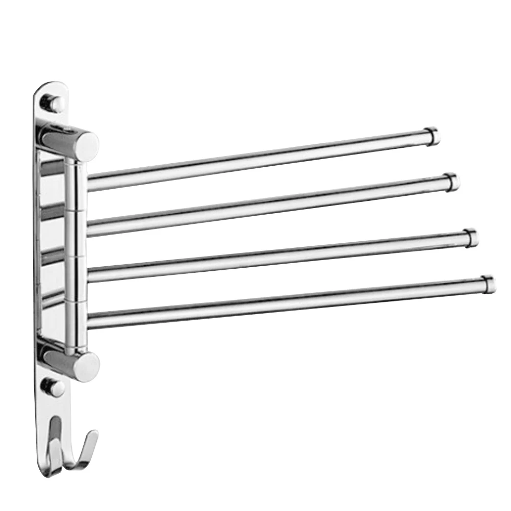 Настенный держатель для полотенец из нержавеющей стали ванной комнаты|Вешалки