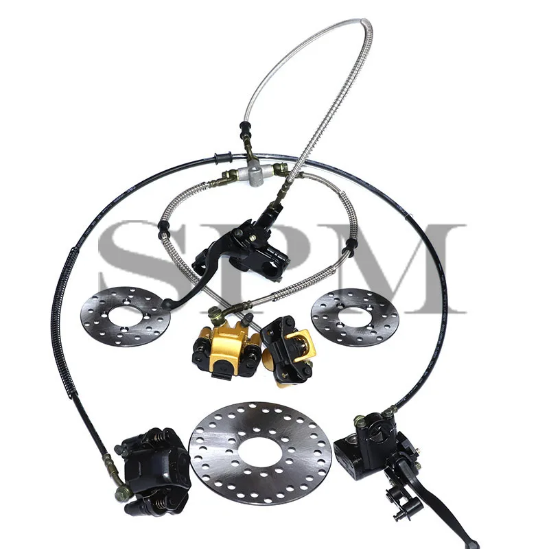 

One for two front and rear disc brakes, dual disc brake pumps, suitable for DIY ATV modified accessories Mavericks motorcycle