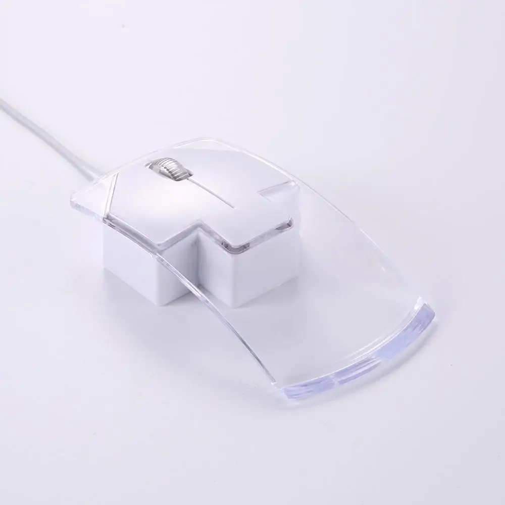 USB мышь Проводная оптическая прозрачная со светодиодной подсветильник кой|mouse