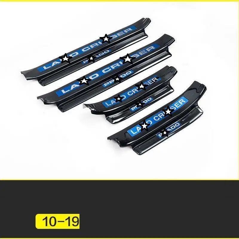 Car Chromium Decorative Rear Panels Foot Pedal Exterior Modification Trim 10 11 12 13 14 15 16 17 18 19 FOR Toyota Prado | Автомобили и