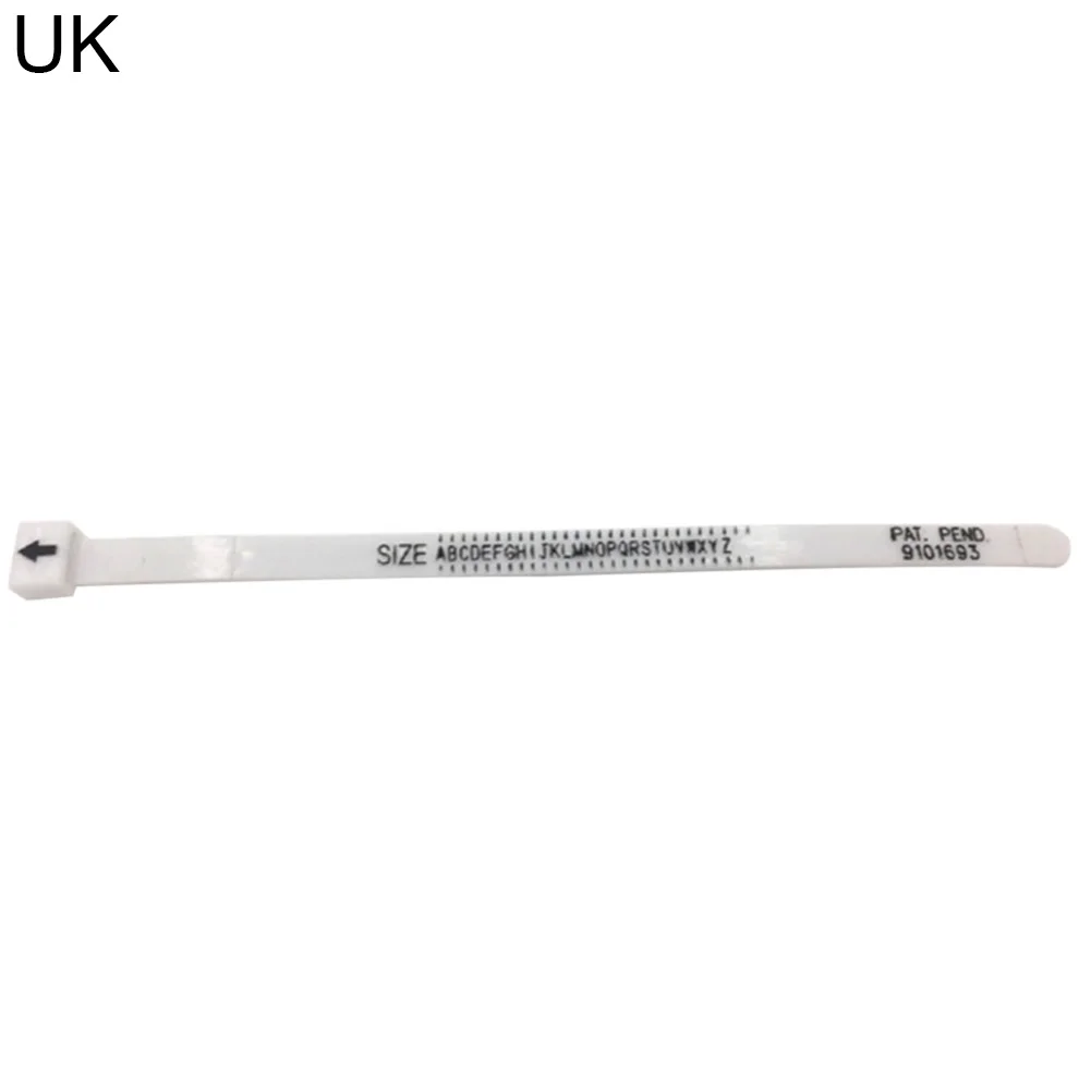 

UK/US Standard Finger Ring Size Handmade Measuring Tape Ruler Loop Gauge Tool