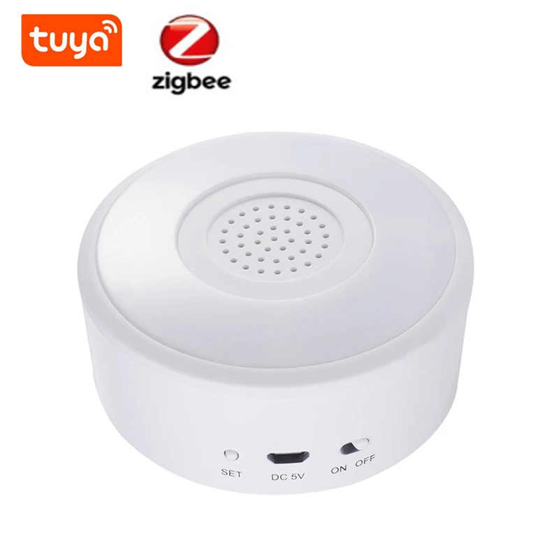 

Tuya Wi-Fi/Zigbee Смарт звук и светильник сигнализации Беспроводная связь Smart Sound и светильник сигнализация сирена Рог умный дом 433 МГц сигнализации