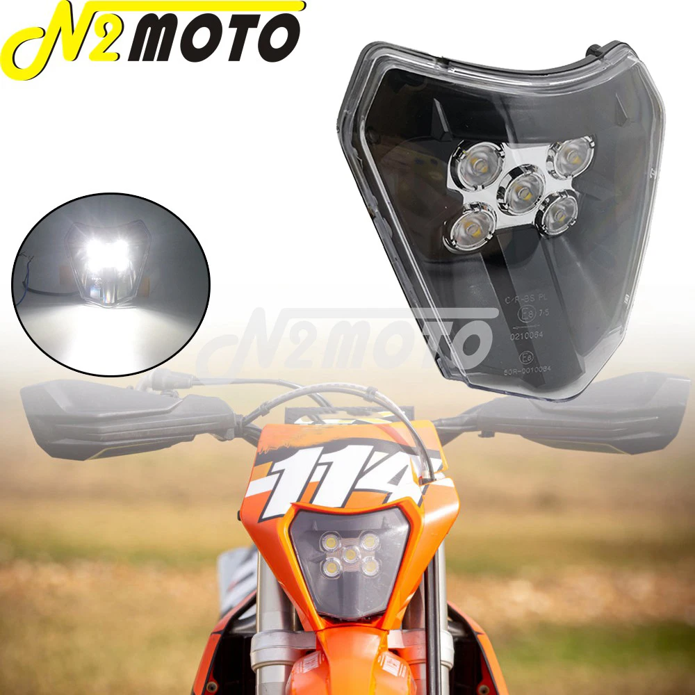 79614901000 Мотокросс светодиодный фар для отл Enduro xcw xc sx f w шесть дней 125 450 690 налобный