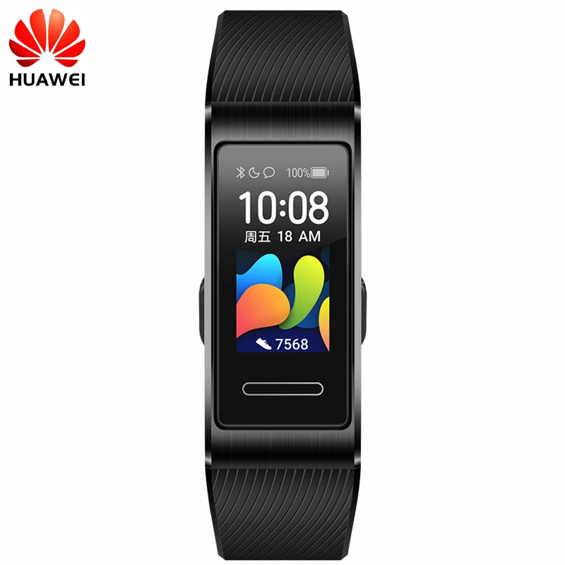 Оригинальные Смарт-часы Huawei Band 4 Pro GPS Amoled 0 95 дюйма металлический материал