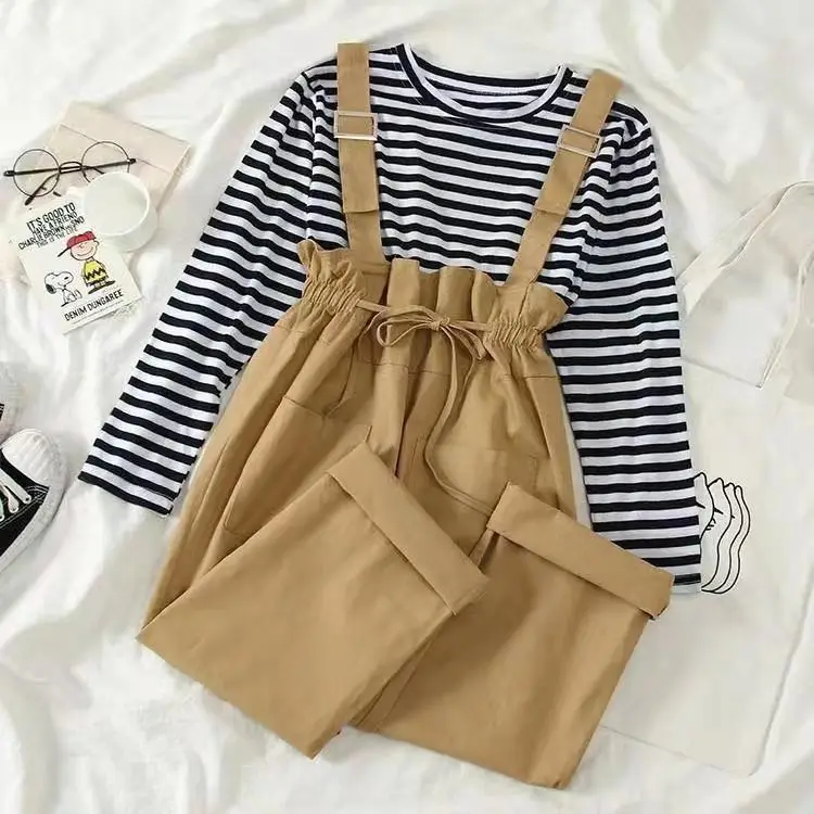 2020 летняя футболка для женщин женская в полоску Женская Повседневная с