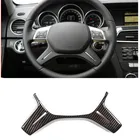 Для Mercedes Benz C Class W204 C180 C200 2011-2013 украшение рулевого колеса автомобиля отделка E ML GL Class W212 X166 W166