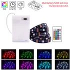 Светодиодная лента 2835 5050SMD RGB светильник 5 в пост. Тока, 1 м, 2 м, 3 м, 4 м, 5 м
