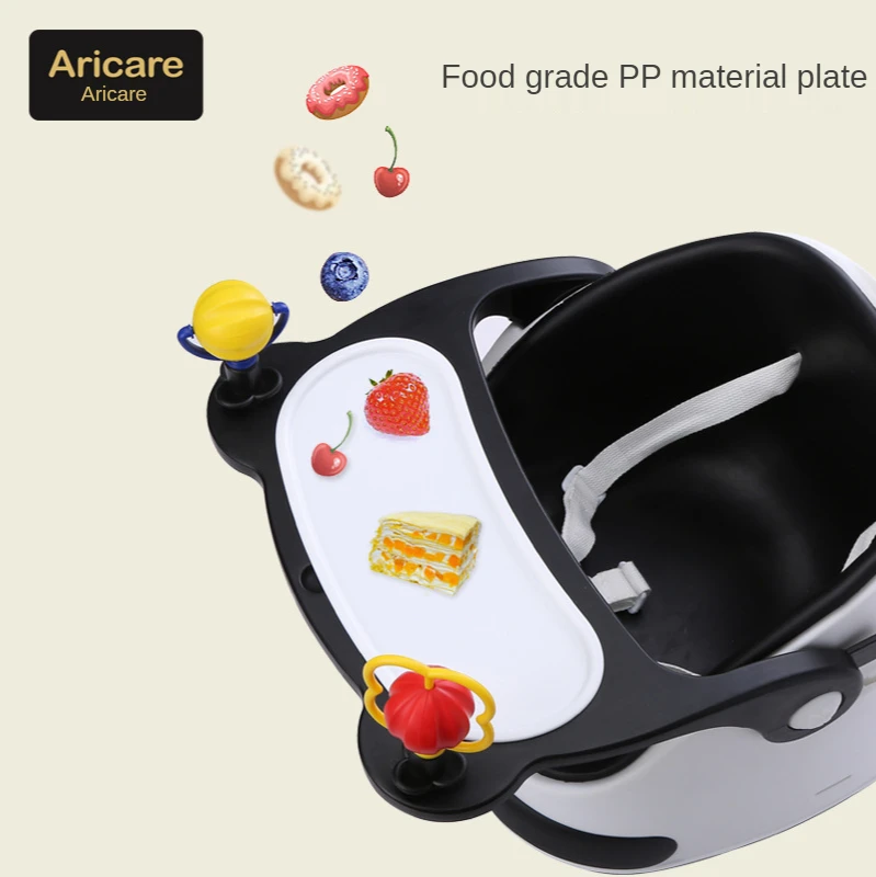 Goede Baby Eetkamerstoel Kinderen Eten Zetel Thuis Draagbare Stoel Multi-Functionele Leren Baby Eetkamerstoel