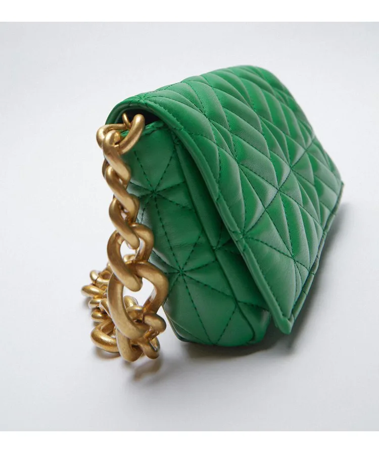 

Branded Designer Bag Women's Shoulder Bags Thick Chain Quilted Handbags Women Clutch Purses and Handbag Ladies Hand Bag Purses