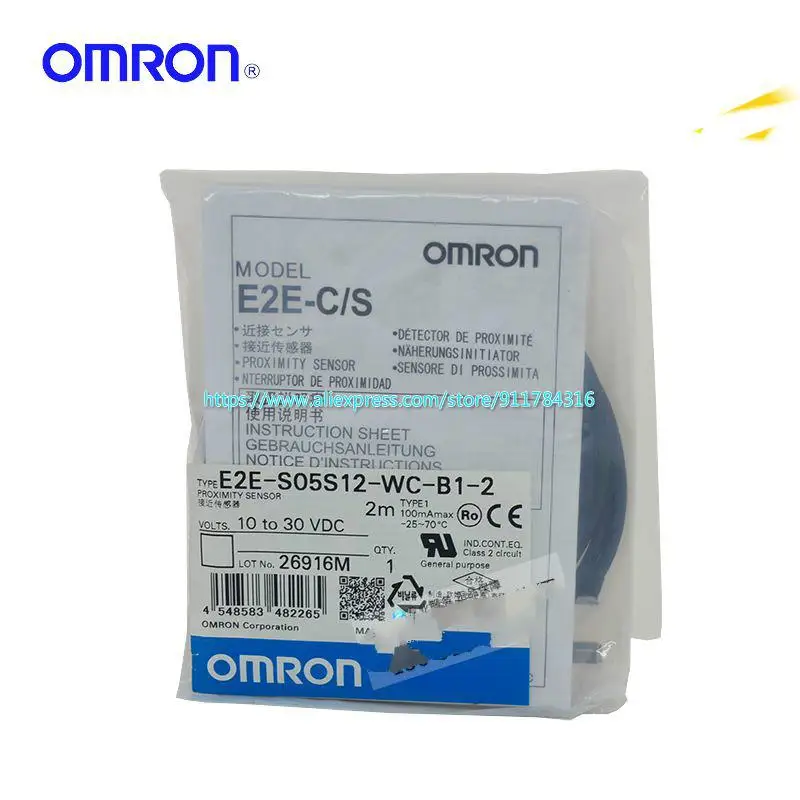 

original new Omron Photoelectric switch E2E-S50S12-WC-C1 E2E-S05S12-WC-B1 E2E-C03SR8-WC-C1 E2E-C04S12-WC-C1 E2E-S04SR8-WC-C1