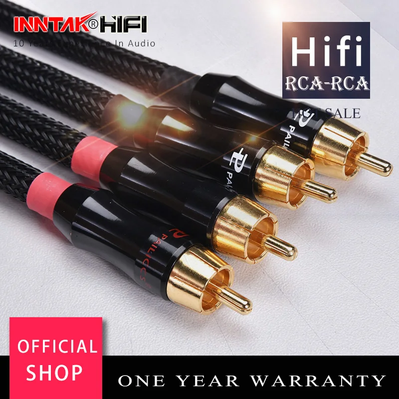 1 пара высококачественный 0 5 метровый RCA кабель 4N-OFC DIY HIFI аудио бесплатная