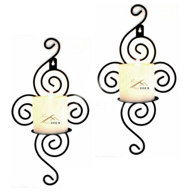 Железный настенный Подвесной Настенный декор ручной работы бра подсвечник