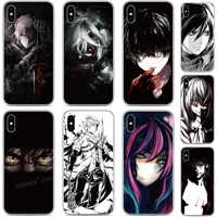 Black White Anime Case For Moto G30 G10 Edge Fusion Plus Play Stylus One ACE Power Action Macro Vision Cover