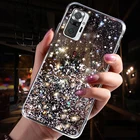 Блестящий чехол из серебристой фольги для xiaomi RedMi note 10 10s 4g note 9 9s pro 8 8a 8t 9a 9c nfc 9t 9at 7 pro 7a, силиконовый чехол