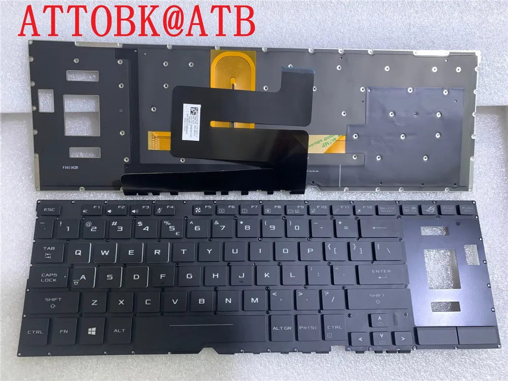Новая английская/Французская клавиатура для ноутбука ASUS ROG ZEPHYRUS GX501 GX501G GX501GI GX501GV GX501GS gx501g gx501gi с подсветкой