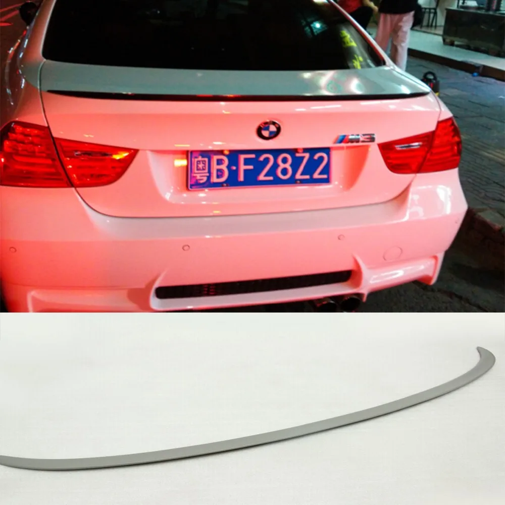 M3 багажник загрузки спойлер крыло для BMW E90 3 серии 2009 2012 неокрашенные ПУ|spoiler wing|lip