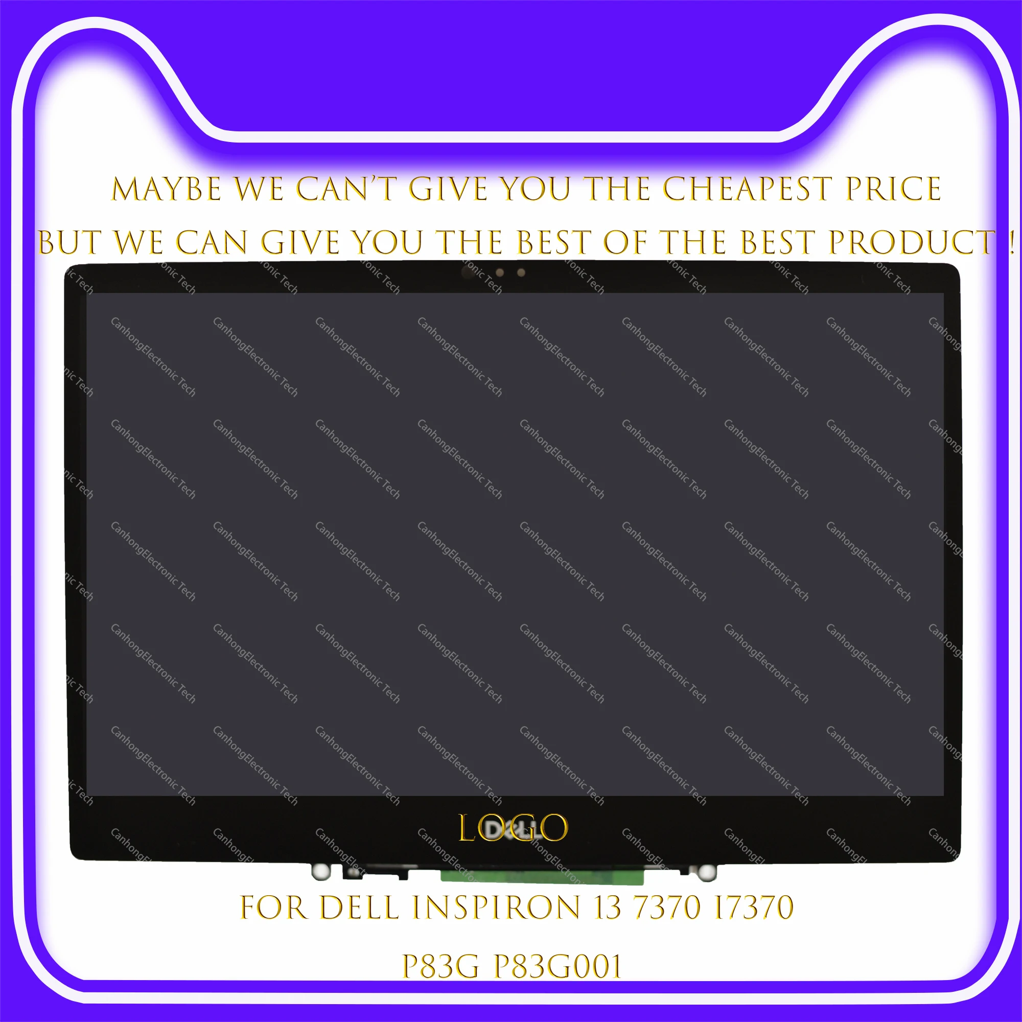 

13.3" FHD For Dell Inspiron 13 7370 i7370 P83G P83G001 LED LCD Display Touch Screen Digitizer Assembly with Controller Board